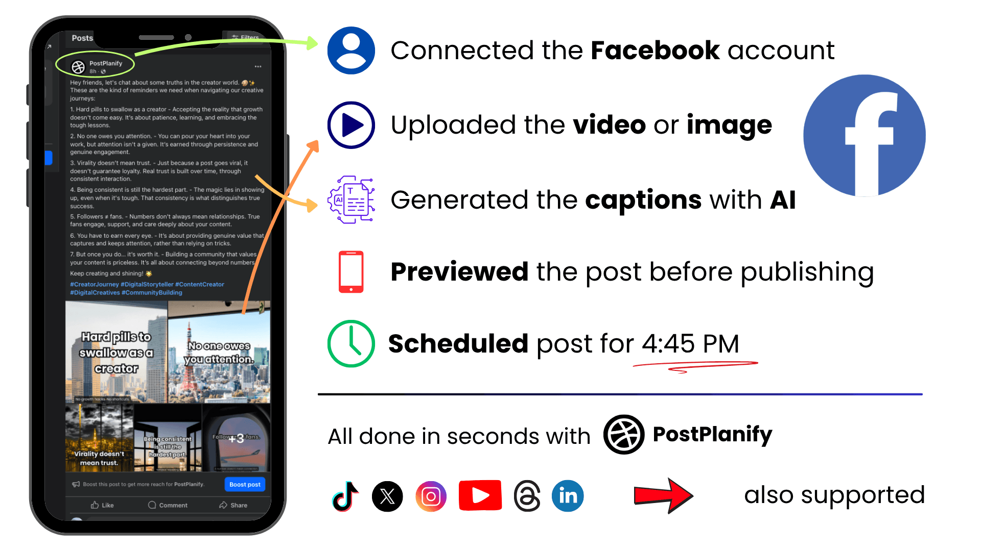Facebook Scheduler Hero Image