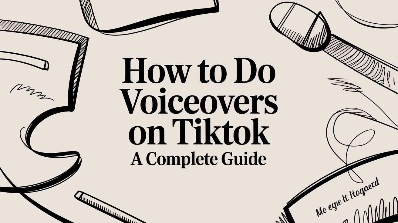 How to Do a Voiceover on TikTok: Full Guide (2026)