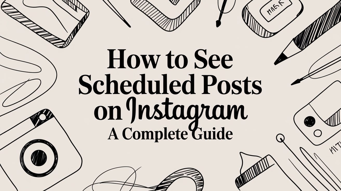 How to See Scheduled Posts on Instagram: 3 Methods (2026)