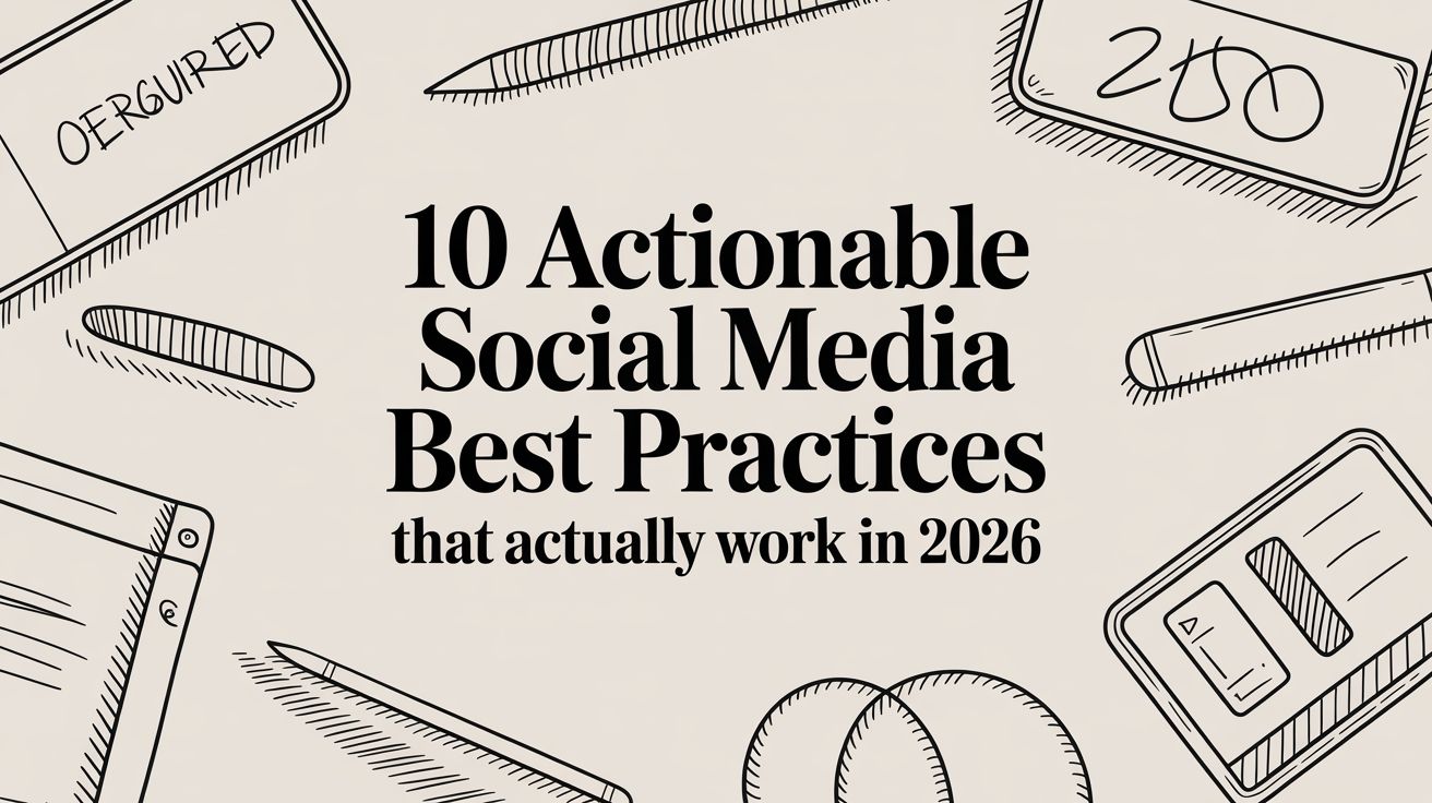 12 Social Media Best Practices in 2026: Full Guide