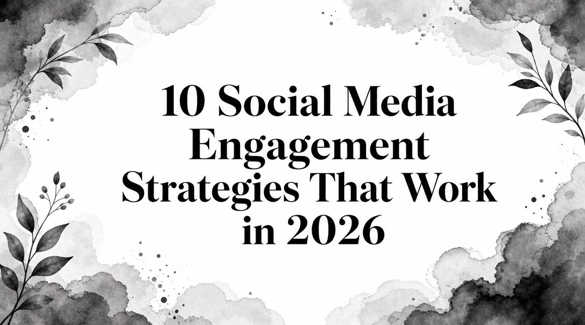 10 Social Media Engagement Strategies That Work in 2026