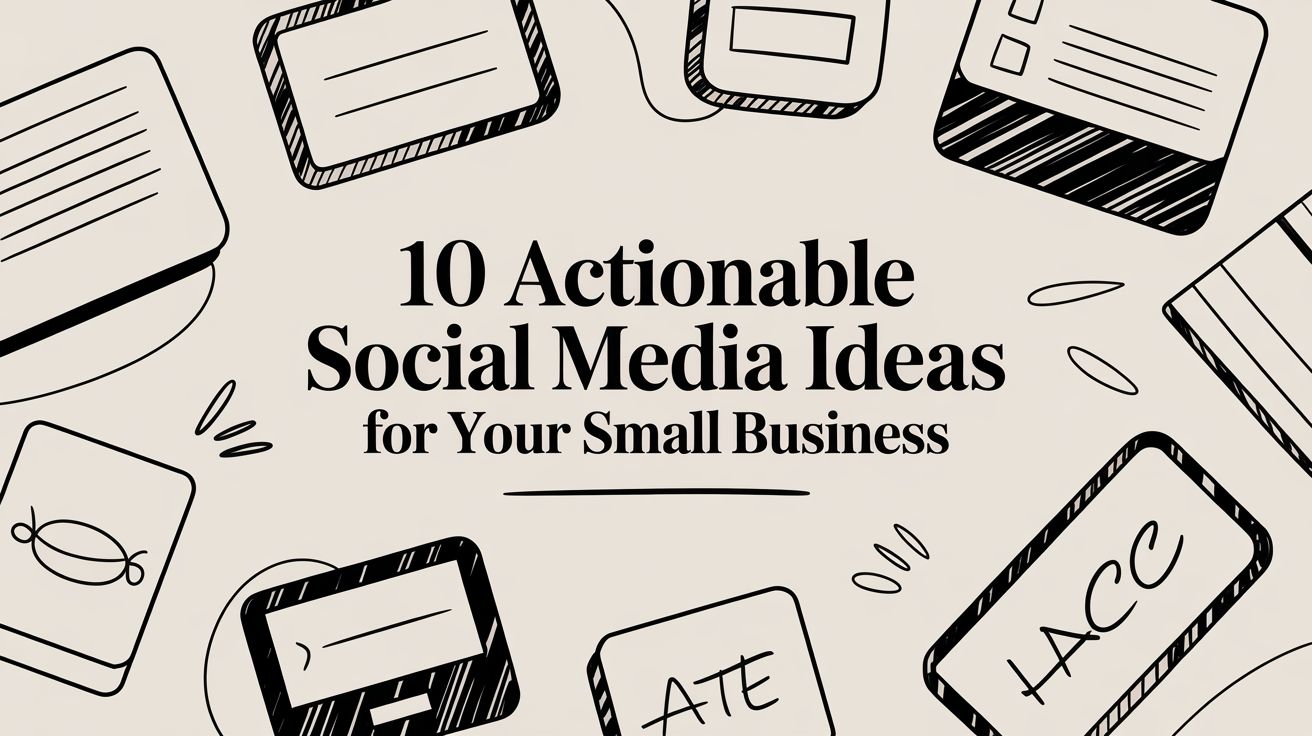 10 Actionable Social Media Ideas for Your Small Business (2026)