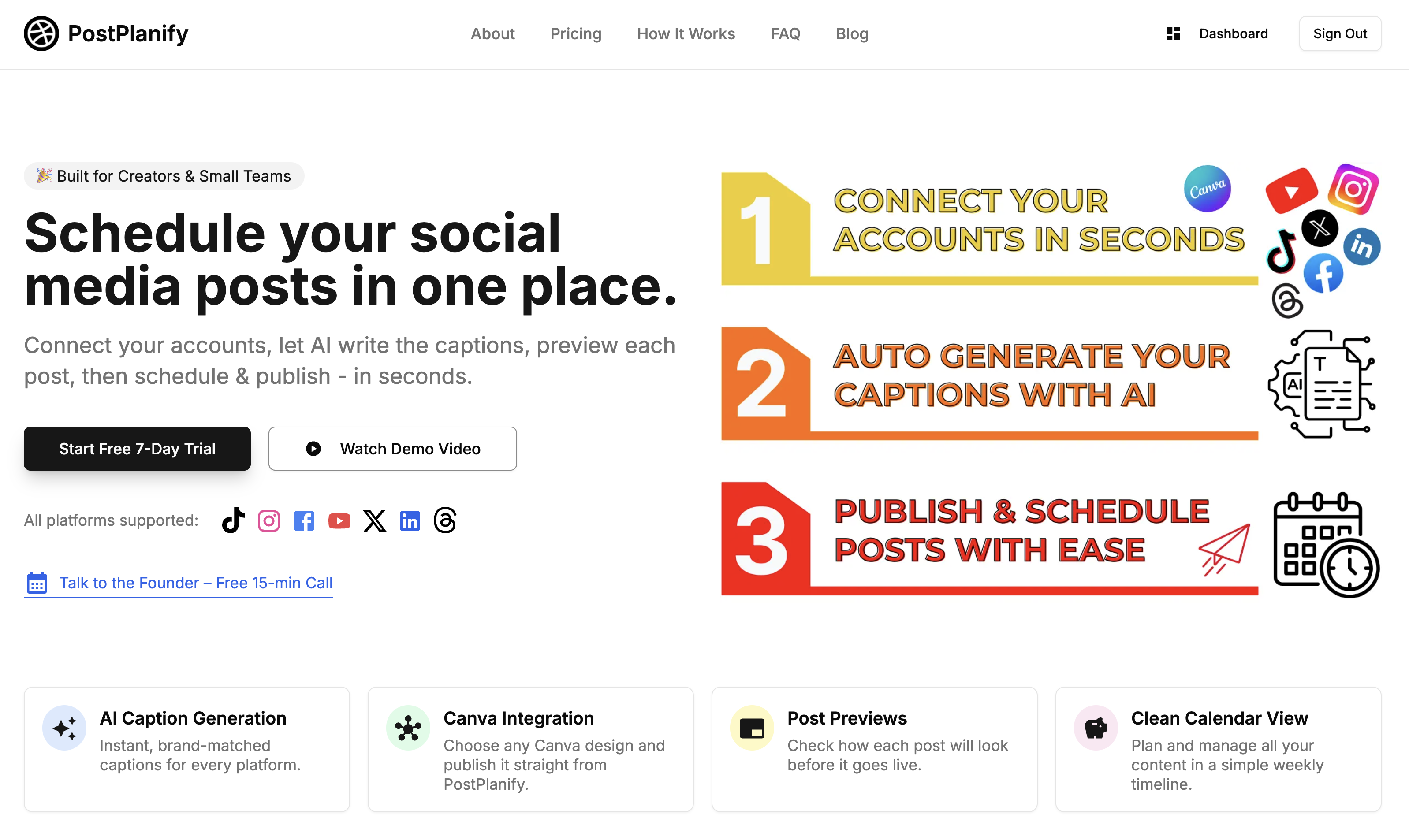 PostPlanify LinkedIn Post Scheduler
