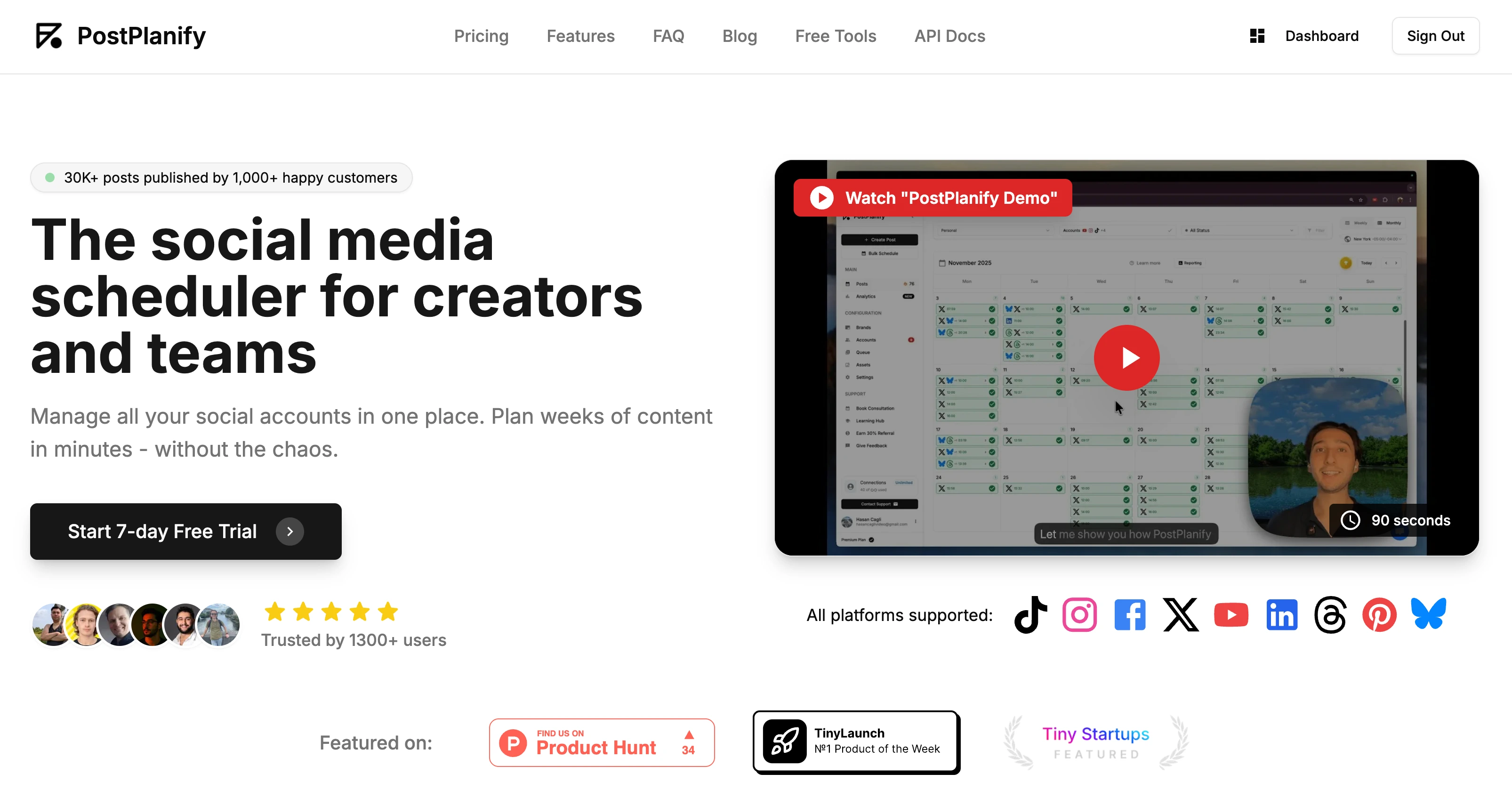 PostPlanify Content Batching Dashboard