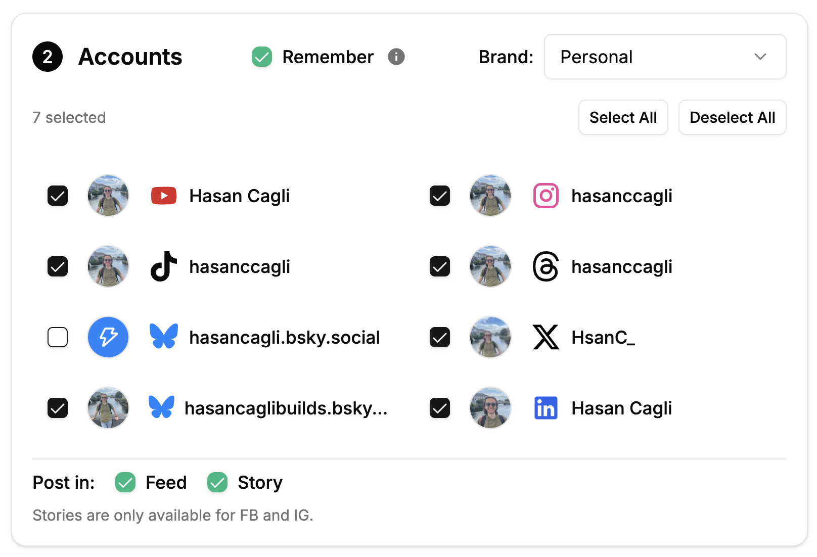 PostPlanify Threads Post Creation Page