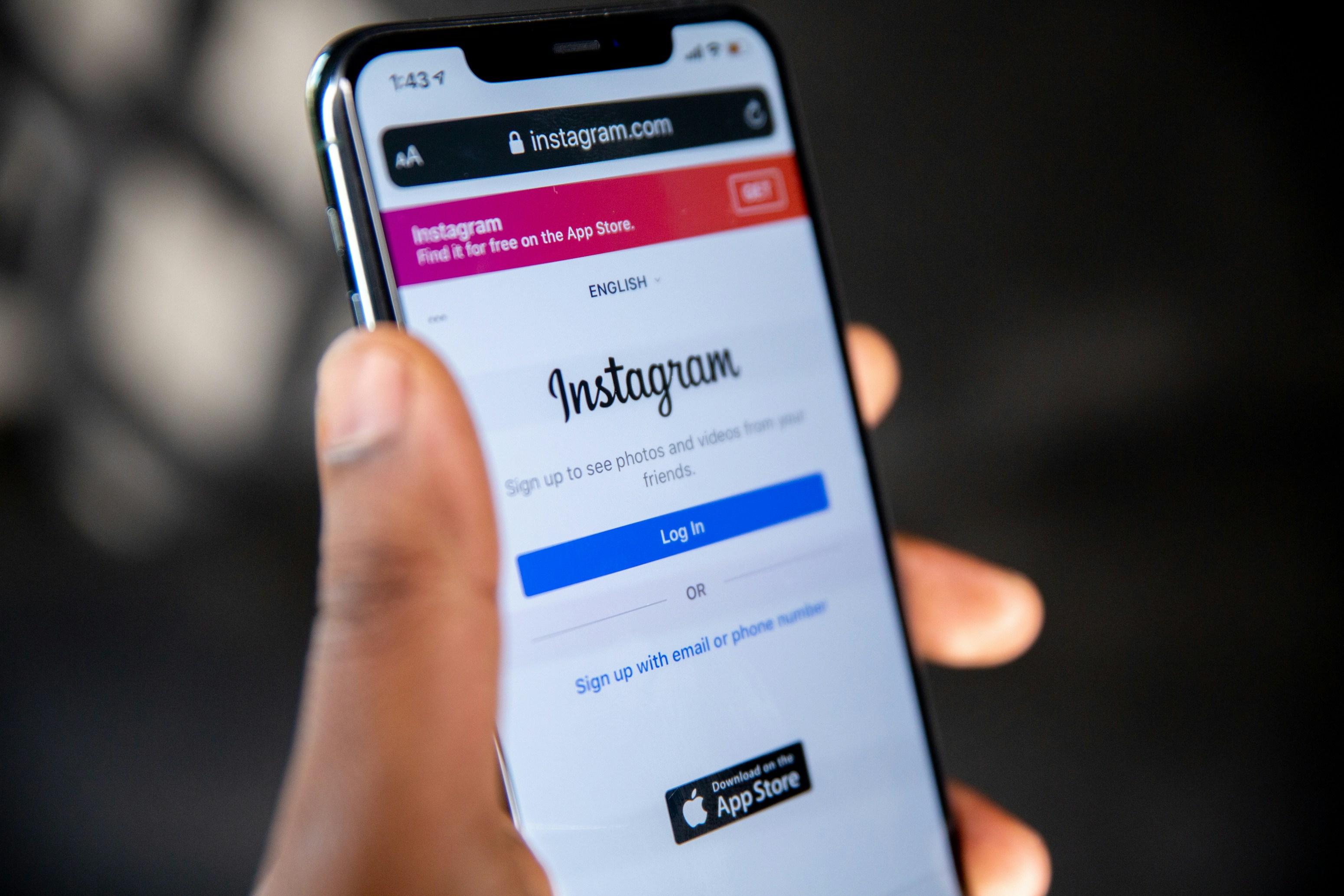 Instagram Scrolling On Phone