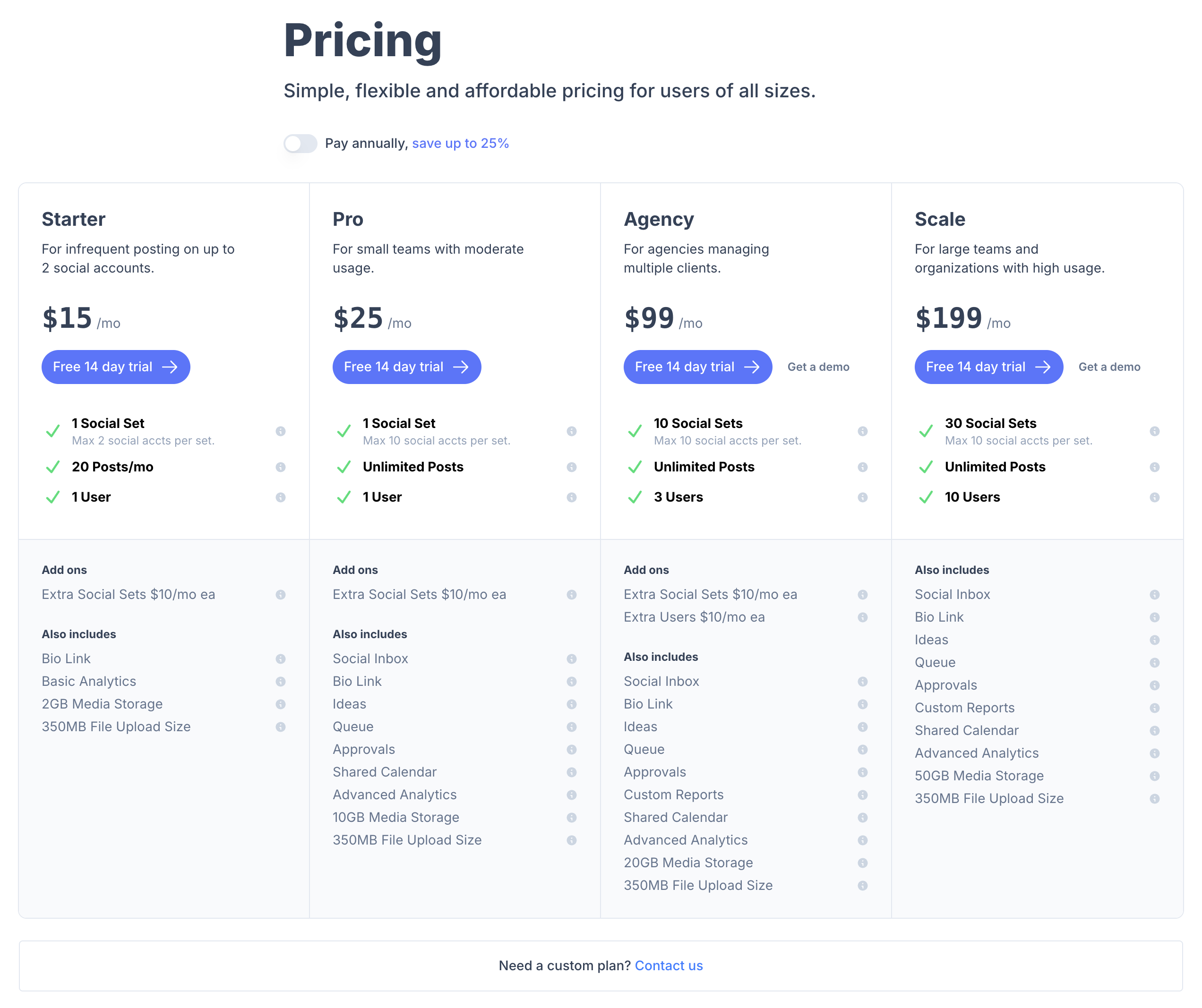 Pallyy Pricing Details