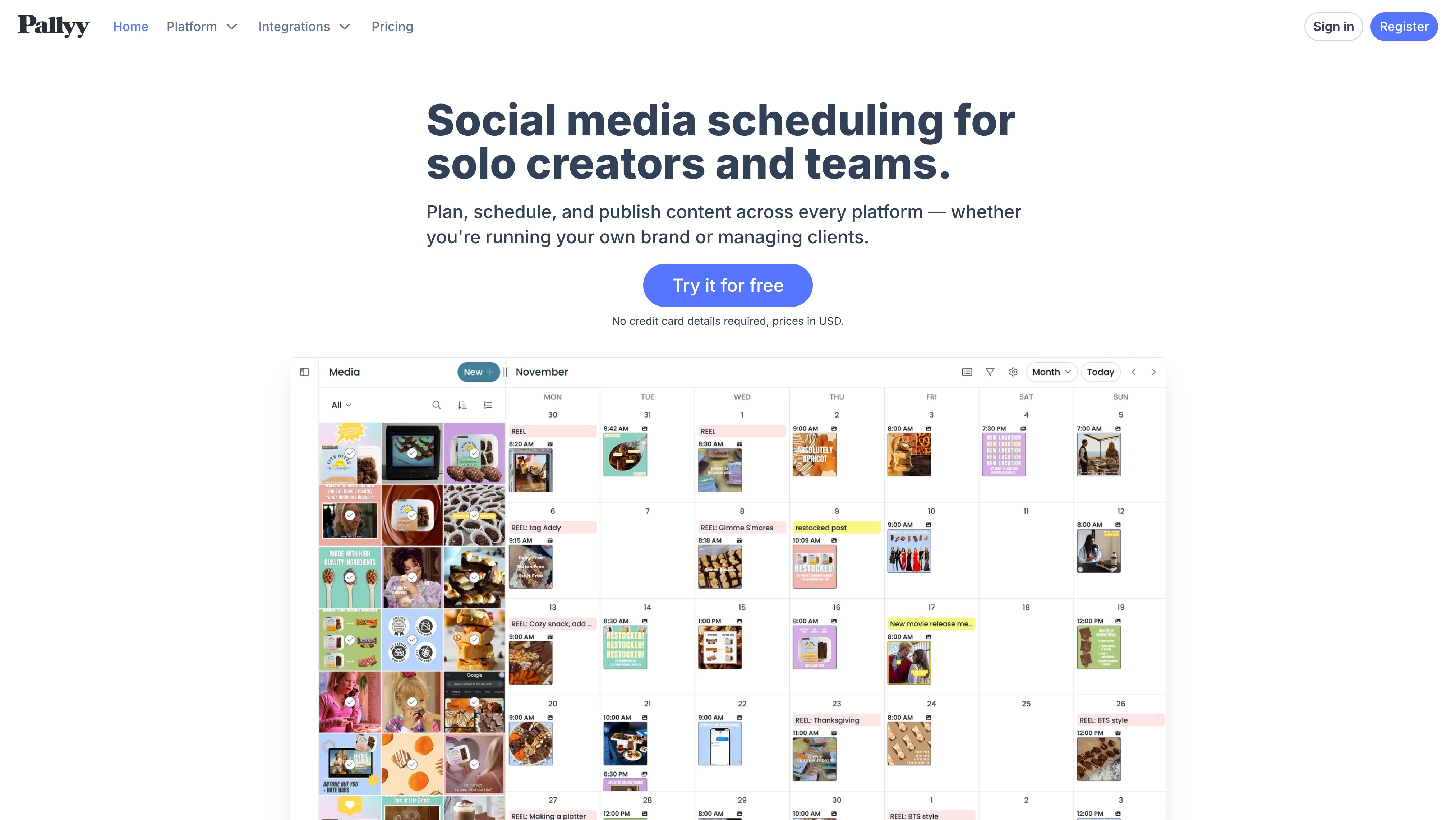 Pallyy social media scheduler with creator-friendly inbox and TikTok comment management