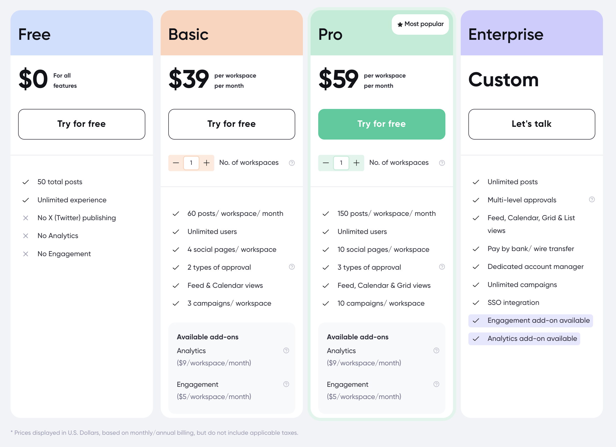 Planable Pricing Details