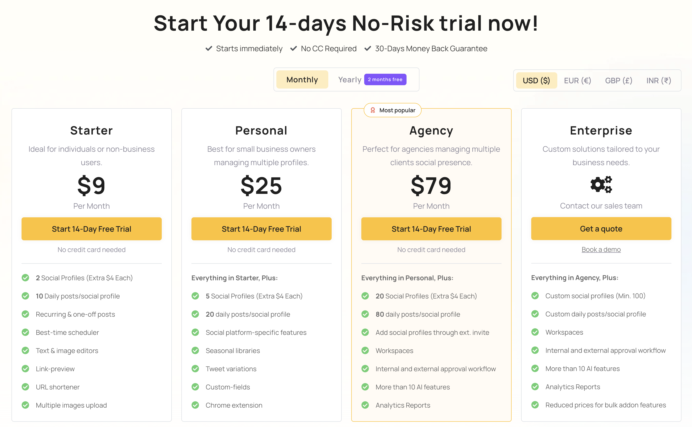 RecurPost Pricing Details