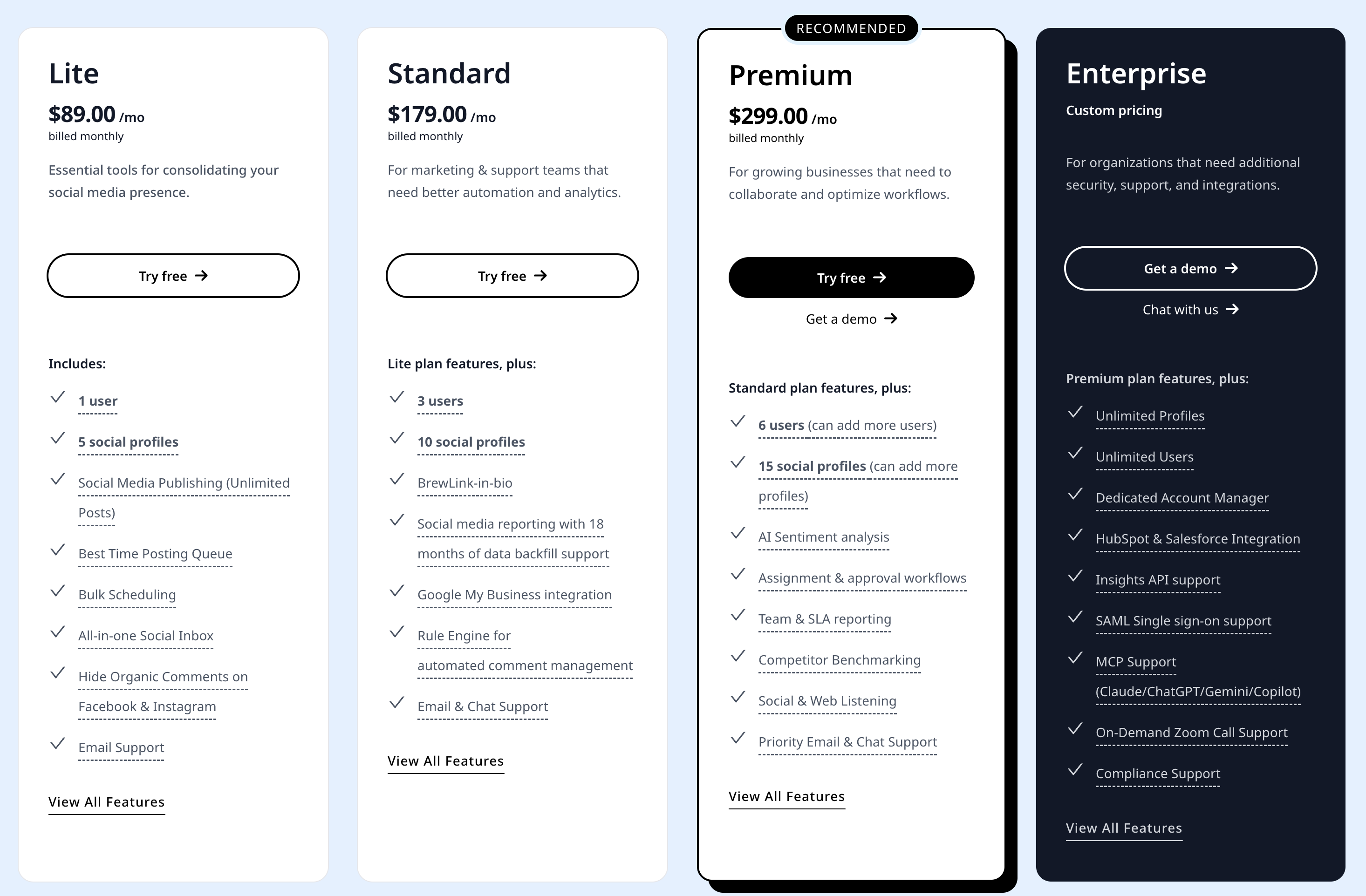 Statusbrew Pricing Details