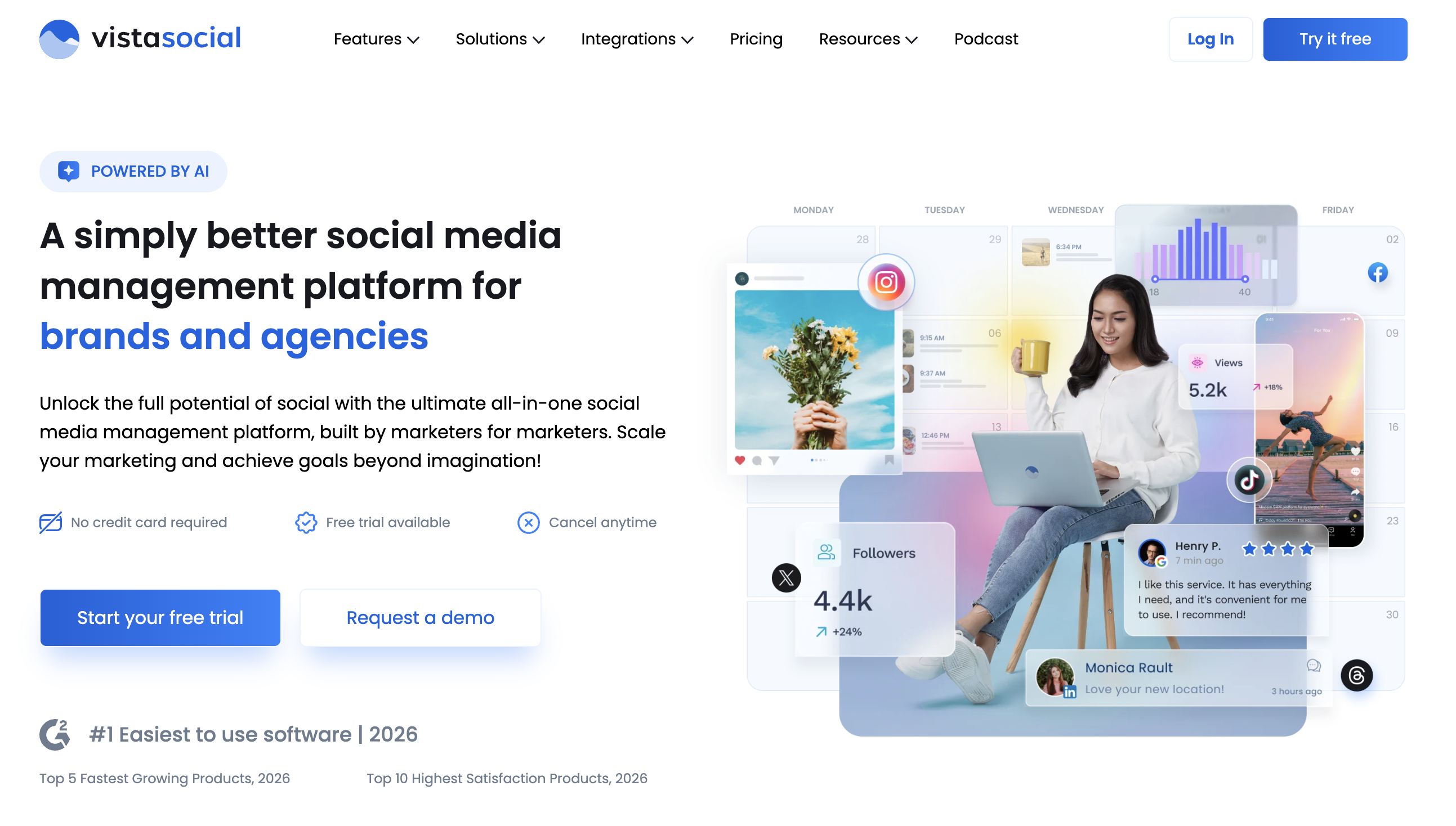 Vista Social reviews and dashboard